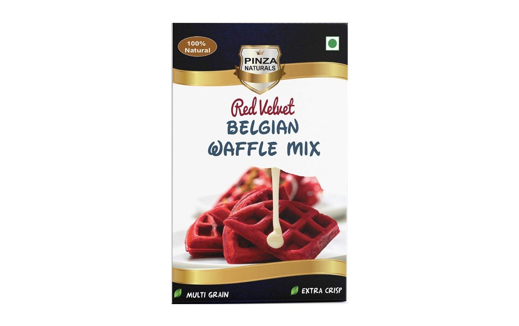 Pinza Naturals Red Velvet Belgian Waffle Mix    Box  380 grams